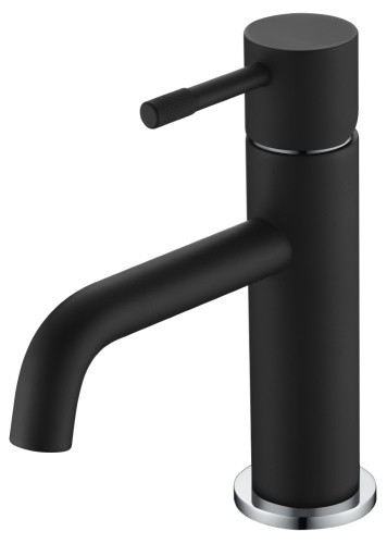 Смеситель Boheme Uno 461-BCR на раковину черный