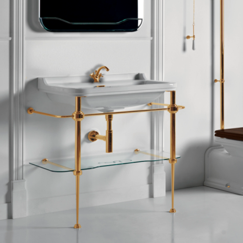 Консоль под раковину Kerasan Waldorf 9196K2oro 100х55х91,5