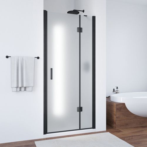 Душевая дверь Vegas-Glass AFP TUR+NOVO AFP NOVO 120 02М 10 R 120х189 стекло матовое профиль черный матовый