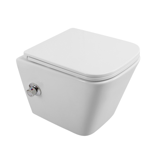 Унитаз подвесной BelBagno DUE BB3103CHR-BS/SC белый с сиденьем микролифт безободковый каскадный смыв