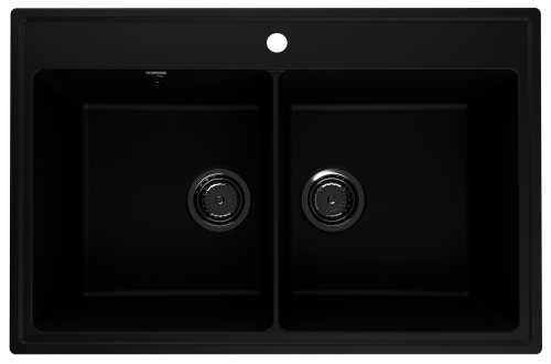 Кухонная мойка Ulgran Quartz Ruma 780-07 78х51 цвет уголь