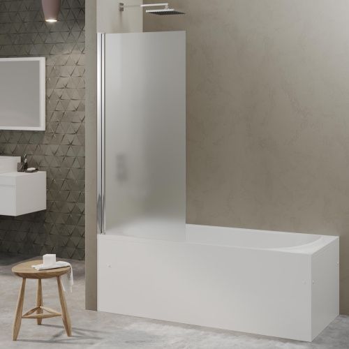 Душевая шторка Berges RIVER 065020 90х145 стекло матовое профиль хром ориентация универсальная