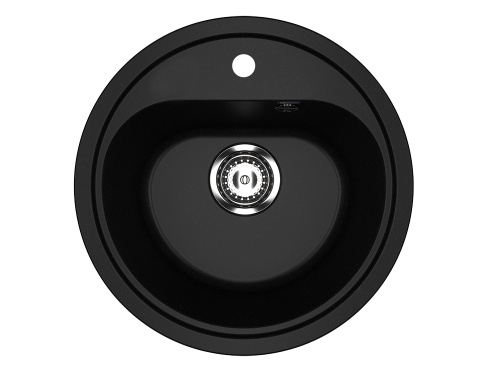 Кухонная мойка Ulgran Classic U-700-344 44х44 цвет черный
