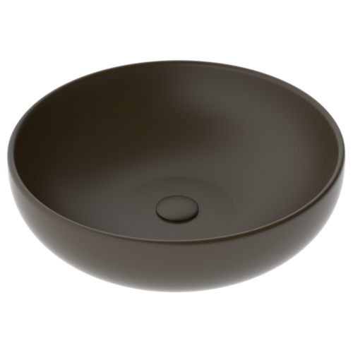 Раковина керамическая GSG Ceramic Design Easy EALAVRO45018 45х45 накладная цвет коричневый