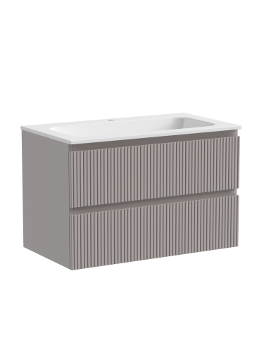 Тумба под раковину Sancos SNOB T SNT80SM 79х45х50 подвесная цвет бежевый