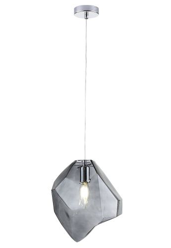 Светильник подвесной Crystal Lux Nuestro (Нуестро) NUESTRO SP1 CHROME/SMOKE
