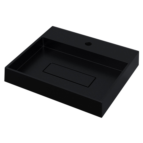 Раковина Uperwood Tanos Quartz 50 см 291030050 накладная цвет черный
