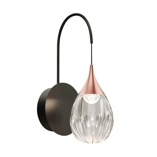 Бра Delight Collection Stilla (Стилла) MB24001004-1A copper/clear