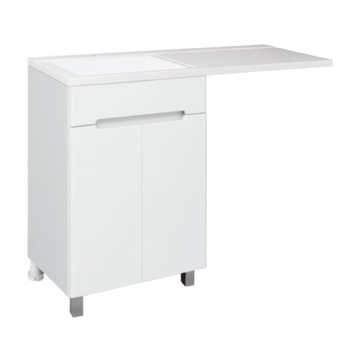 Тумба под раковину Runo Парма 00-00004160 60х50 напольная цвет белый
