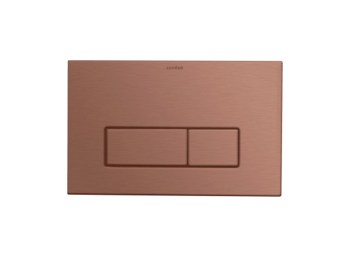 Клавиша смыва Boheme 669-BRB бронза брашированная