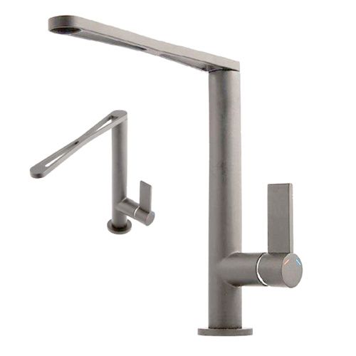 Смеситель для кухни Webert Essential EN920301441 на мойку серый