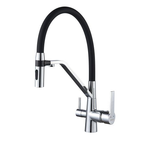 Смеситель для кухни Shevanik S278 на мойку хром