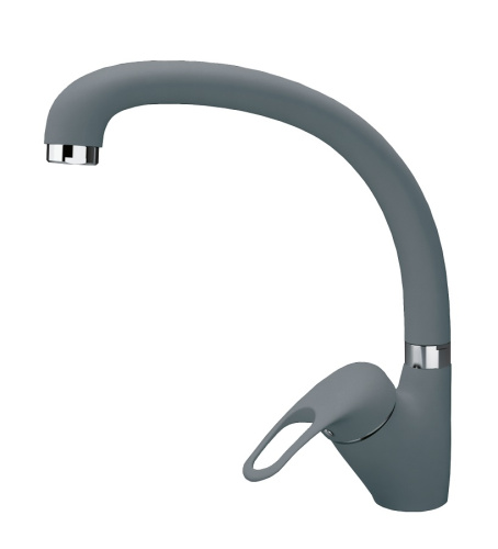 Смеситель для кухни Florentina Мира 313.38H.1123.307 на раковину серый шелк