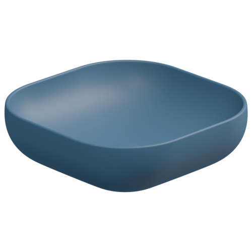Раковина керамическая GSG Ceramic Design Easy EALAVQU45027 45х45 накладная цвет синий