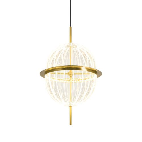 Светильник подвесной Delight Collection 8631P/C gold/clear