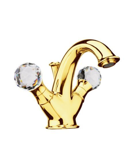 Смеситель Webert Karenina KA700102010 на раковину золото