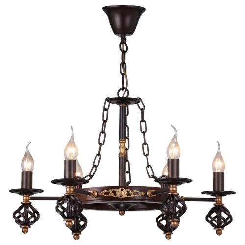 Люстра подвесная Arte Lamp Cartwheel (Цартвхеел) A4550LM-6CK