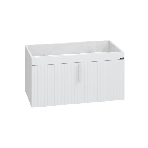 Тумба под раковину СанТа Юпитер 700357 78х44х37 подвесная цвет белый/светлый