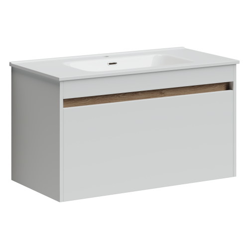 Тумба под раковину Sancos Smart SM90W 89х45х50 настенная