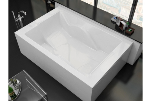 Ванна акриловая Vayer Coral Гл000006812 180х120 пристенная прямоугольная