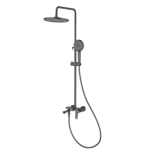 Душевая стойка Raglo R31.24.09 настенная цвет графит