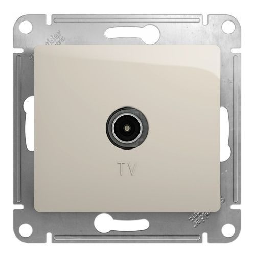 Розетка TV оконечная 1DB Systeme Electric Glossa (Глосса) GSL000991
