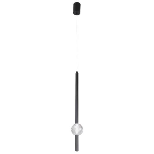 Светильник подвесной Crystal Lux Elvira (Елвира) ELVIRA SP8W LED 4000K BLACK