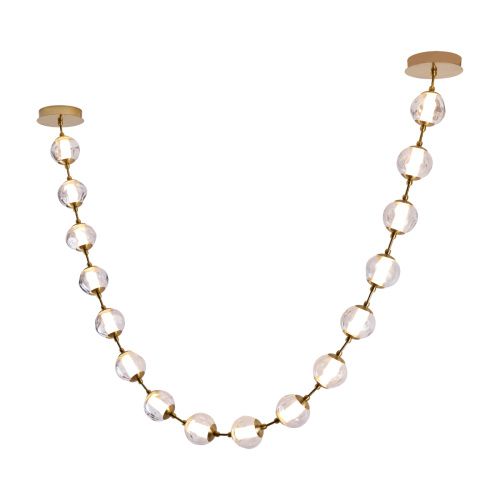 Светильник подвесной Delight Collection OD2437A-16 brass/clear