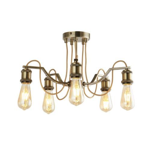 Люстра потолочная Arte Lamp Inedito (Инедито) A2985PL-5AB