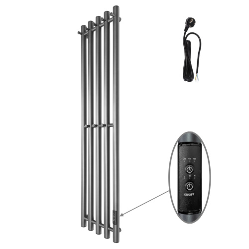 Полотенцесушитель Маргроид Inaro Inaro-12024-1049-7024 27х120 электрический графитовый серый