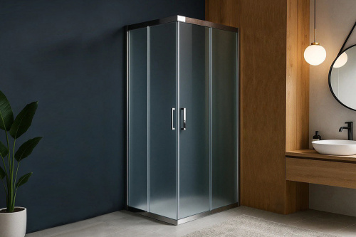 Душевой уголок Royal Bath HPD RB7090HPD C-CH 90х70 стекло матовое профиль хром без поддона Душевой уголок Royal Bath HPD RB7090HPD C-CH 90х70 стекло матовое профиль хром без поддона