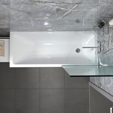 Ванна акриловая Тритон Элис Щ0000071923 150х70 пристенная прямоугольная без ножек и каркаса