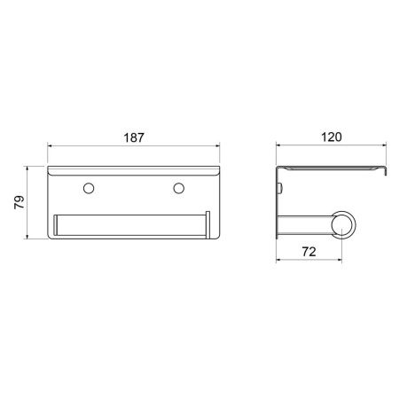 Бумагодержатель Timo Luiro 18543/03