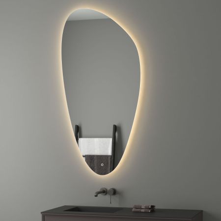 Зеркало с подсветкой Evoform Ledshine BY 2694 70х140 подвесное