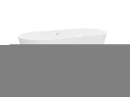 Ванна акриловая BelBagno BB306-1485 150х80 отдельностоящая овальная с ножками