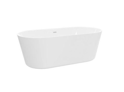 Ванна акриловая BelBagno BB306-1585 158,5х75 отдельностоящая овальная - фото 2