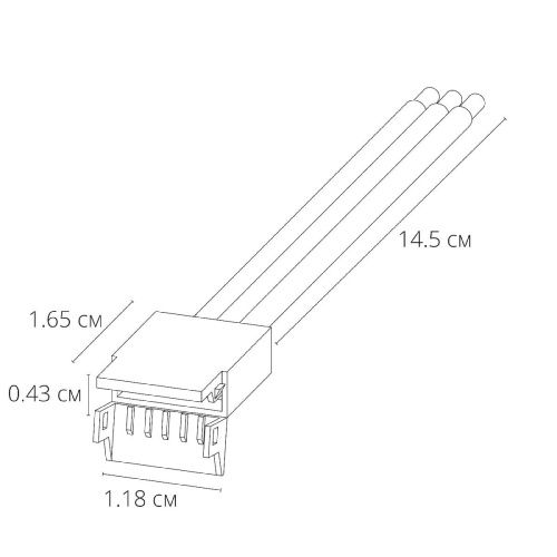 Коннектор для ввода питания Arte Lamp Strip-accessories (Стрип-аццессориес) A30-12-RGBW - фото 4