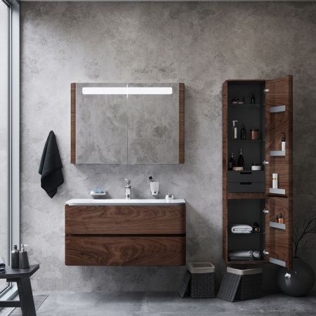 Шкаф-пенал Am.Pm Sensation M30CHR0406NF 40х160 подвесной цвет коричневый