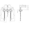 Смеситель Gessi Rilievo 59012#299 на раковину черный