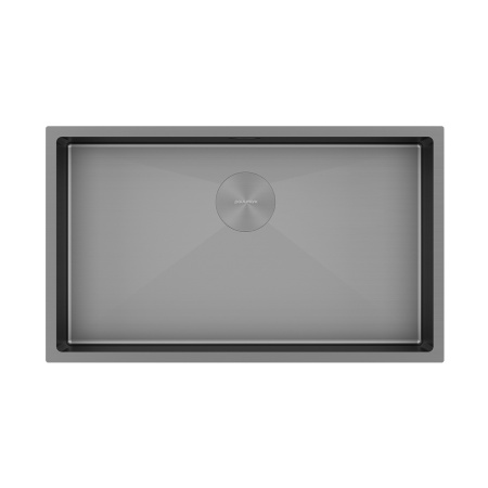 Кухонная мойка Paulmark NEXT 74 UNI PM217444-MG 74х44 цвет матовый серый
