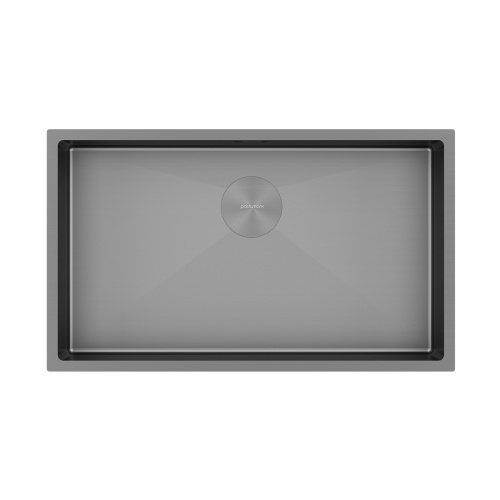 Мойка кухонная Paulmark NEXT 74 UNI PM217444-MG 74х44 серый матовый