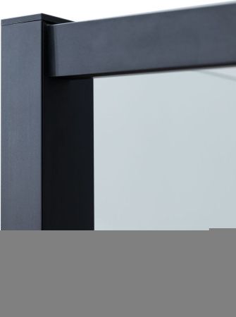 Душевая перегородка Aquanet Pleasure Evo AE65-F80-BT 80х190 стекло прозрачное профиль черный