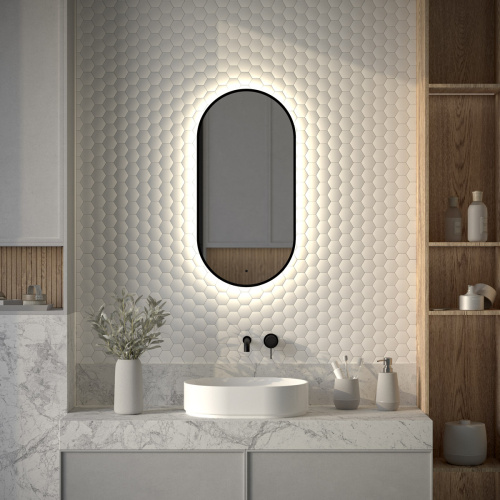 Зеркало с подсветкой Defesto AURA DF 2922R 40х80 - фото 3