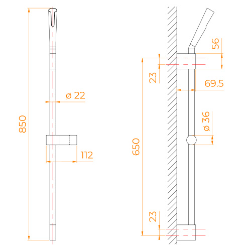 Душевая стойка RGW Shower Panels 301401253-01 настенная цвет хром - фото 4 Душевая стойка RGW Shower Panels 301401253-01 настенная цвет хром - фото 4