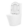 Унитаз-компакт напольный с бачком Lavinia Boho Biore 3304001R белый с сиденьем микролифт безободковый каскадный смыв