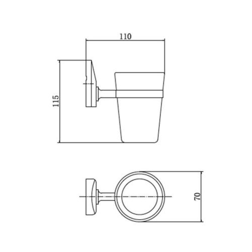 Стакан Fashun A1606 - фото 3