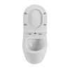 Унитаз приставной BelBagno SFERA-R BB2141CBR/BB870SC белый с сиденьем микролифт безободковый каскадный смыв