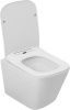 Унитаз подвесной Logan 00342541 белый с сиденьем микролифт безободковый смыв Торнадо