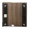 Зеркало-шкаф Comforty Франкфурт 00004151044CF 70х80 подвесной цвет коричневый