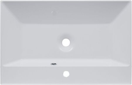 Раковина из искусственного камня Aquanet Орлеан 00179394 70х50 полувстраиваемая цвет белый 1 отверстие под смеситель